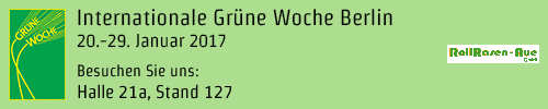 Rollrasen-Aue GmbH aus Leegebruch bei Berlin auf der Grünen Woche 2017