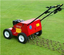 Aerifizierer Mietgerät Ansicht hinten