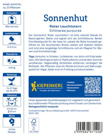 Sonnenhut "Roter Leuchtstern"
