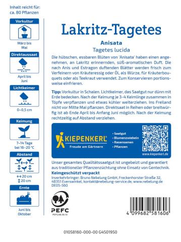 Duftende Lakritz-Tagetes - essbar