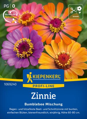 Zinnie-Mischung "Bumblebee"