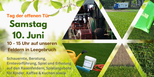 Tag der offenen Tür bei Rollrasen-Aue Leegebruch 10.Juni 2023